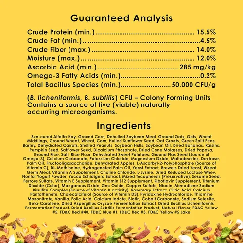 Vista 8 de Alimento para conejillo de Indias "Fiesta" de Kaytee, Tonos café