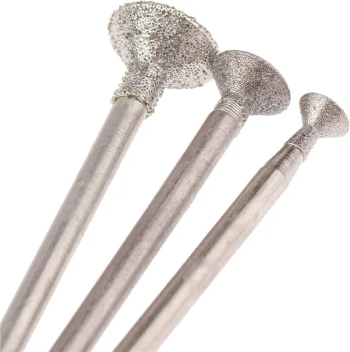 Vista 4 de 6PCS 2.35mm Diamond Grinding Word Jade Tools Needle Agate Tool 1/2/3/4/6/8MM