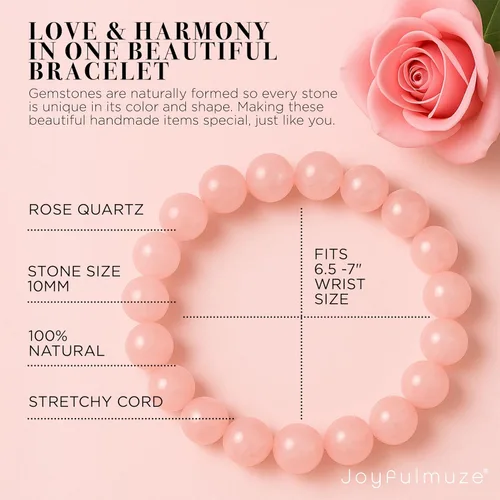 Vista 5 de Curación de cristal hecha a mano de primera calidad, regalo de cuentas de piedras preciosas para hombres y mujeres