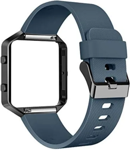 Vista 11 de Correa con marco para reloj Fitbit Blaze de LEEFOX, edición especial, correa de silicón, unisex, S G-10pack Classic+1 Marco Negro