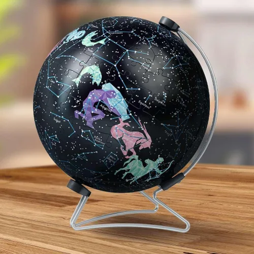 Vista 8 de Ravensburger Rompecabezas 11544 - Lóbulo de estrellas con edición que brilla en la oscuridad: rompecabezas 3D de 180 piezas para niños 11544
