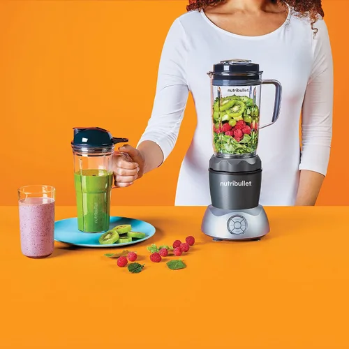 Vista 2 de NutriBullet Select 2.0 licuadora personal de 1000 vatios Gris