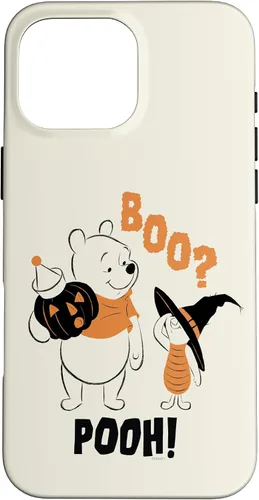 Vista 19 de iPhone 16 Disney Winnie the Pooh Boo Pooh Funda de Halloween