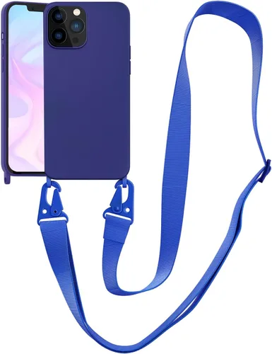 Vista 85 de Funda compatible con iPhone 8 Plus, iPhone 7 Plus/6 Plus/6S Plus con cordón, funda cruzada para iPhone con correa ajustable de silicona para iPhone