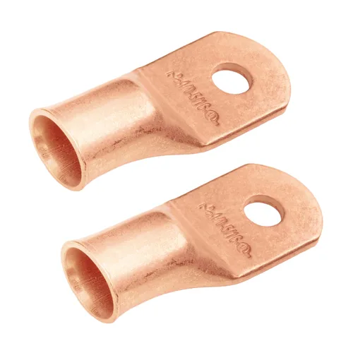 Vista 72 de SELTERM - 5 terminales de anillo resistentes para cable de batería, calibre 1/0 AWG, pernos de 1/2 pulgadas, terminales de calibre 0, ojales