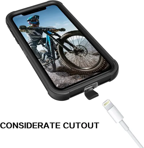 Vista 8 de VENINGO Funda para iPhone 11, funda para iPhone 11, resistente de 3 capas con soporte para cinturón, funda de clip para cinturón, a prueba