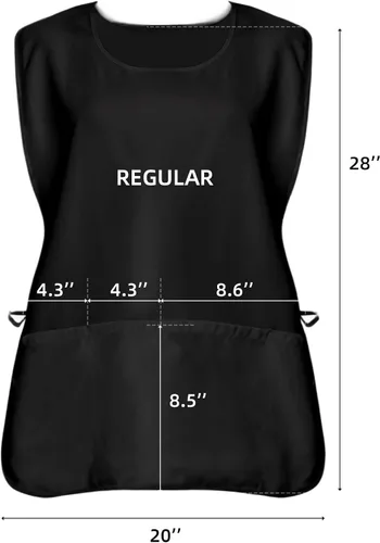 Vista 2 de Xeoxarel Delantal de zapatero unisex con chaleco de 3 bolsillos