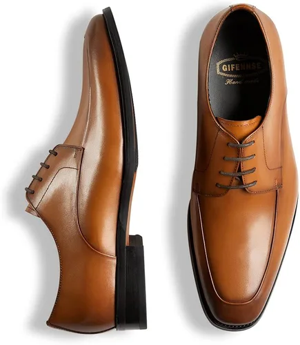 Vista 4 de GIFENNSE Zapatos Oxford de cuero para hombre