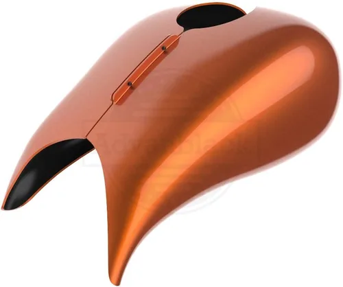 Vista 109 de Cubierta de tanque de combustible estirada para motocicleta Harley, cubiertas de tanque de 1 galón, protectores de combustible. Compatible