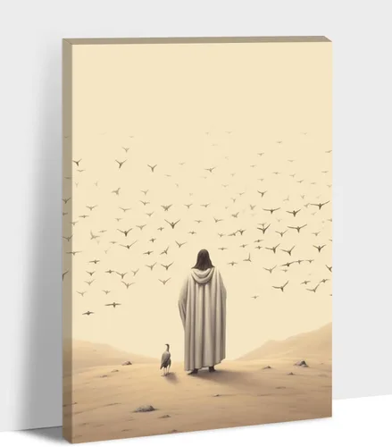 Vista 11 de Arte de pared de Jesús y el niño, póster minimalista bohemio cristiano, lienzo para pared, imagen abstracta de Jesús, arte cristiano religioso