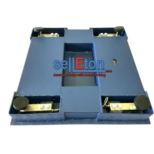 Vista 3 de SellEton SL-800-2x2-1 NTEP - Báscula de suelo resistente con 1000 lb x 0.2 lb/Industrial/Reciclador