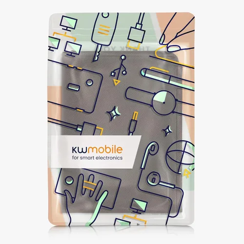 Vista 7 de kwmobile Dust Cover Compatible with Epson Expression Home XP-3200 / XP-4200 / XP-4205 - Printer Case - Fabric Protector Cover - Chocolate