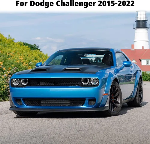 Vista 3 de Voodonala para Dodge Challenger 2015-2023, cubiertas de panel de cambio de marchas centrales, decoración, accesorios de recorte para Dodge