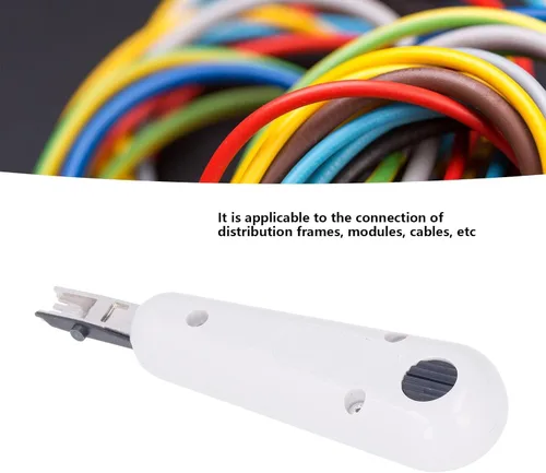 Vista 3 de Perforar hacia abajo herramientas de inserción de terminales de impacto de alambre IBDN material ABS para conectar cables