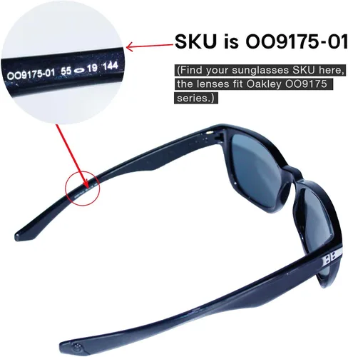 Vista 5 de walleva Lentes de repuesto para Oakley Garage RockGafas de sol, Color 6opciones disponibles