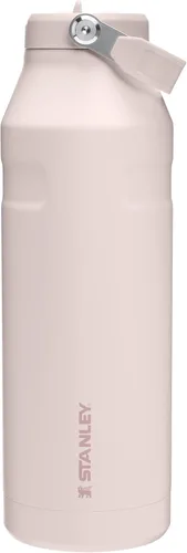 Vista 32 de STANLEY - Botella de agua IceFlow Flip Straw 2.0 con pajilla abatible, abertura más grande, acero inoxidable aislado, sin bisfenol A, 16 onzas