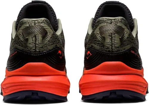 Vista 5 de ASICS Gel-Trabuco 10 - Tenis de correr para hombre, negro, anaranjado, (Shocking OrangeBlack)