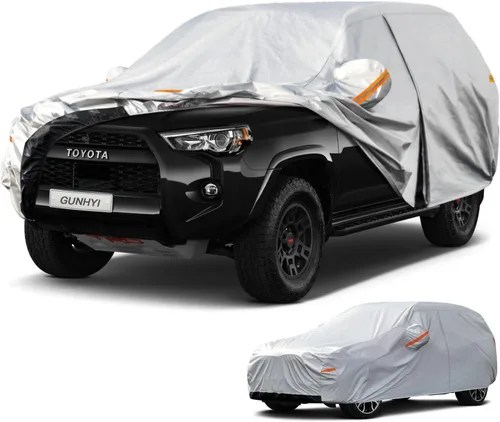 Vista 28 de GUNHYI - Funda para automóvil SUV de 7 capas, ajuste personalizado para BMW X1 (2010-2025), impermeable para todo tipo de clima, resistente