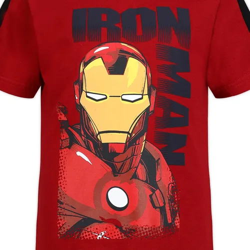 Vista 7 de Marvel Little Avengers - Juego de camiseta de manga corta para niño (4 unidades)