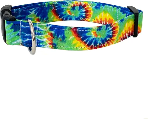 Vista 3 de Tie Dye Dog Collar (X-Small)
