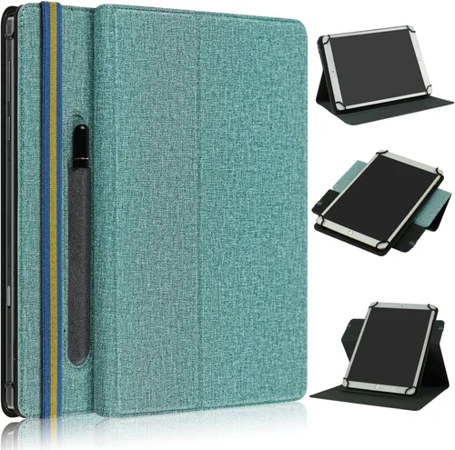 Vista 10 de Funda universal giratoria para tablet de 9 pulgadas de 10 pulgadas, funda protectora universal para Negro