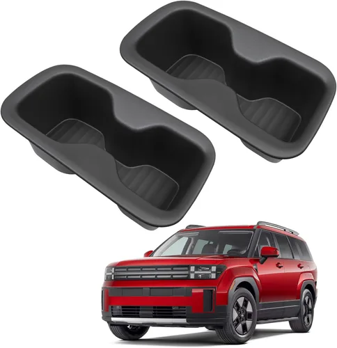 Vista 20 de Organizador de portavasos compatible con accesorios Chevy Equinox 2018-2024, sin ruido, a prueba de agua y polvo, TPE inserto para consola