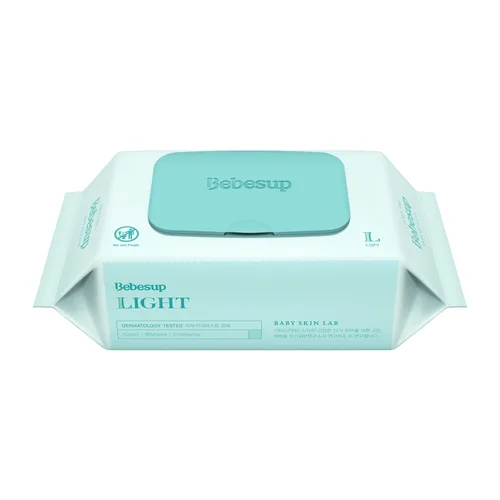 Vista 8 de BEBESUP - Toallitas desechables #1 de Corea- Toallitas orgánicas extra gruesas 100% a base de plantas, hipoalergénicas, biodegradables, 99% a base