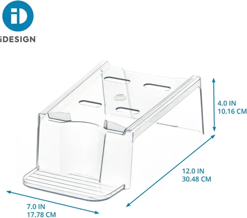 Vista 3 de InterDesign iDesign - Soporte para detergente líquido para la organización de la lavandería, transparente, (paquete de 6)