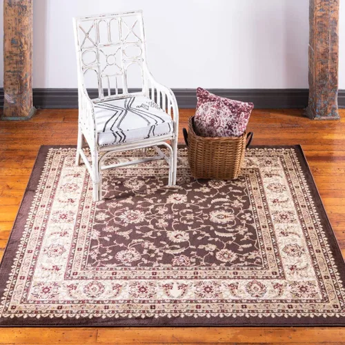 Vista 32 de Unique Loom - Colección Voyage - Alfombra tradicional oriental clásica de diseño intrincado