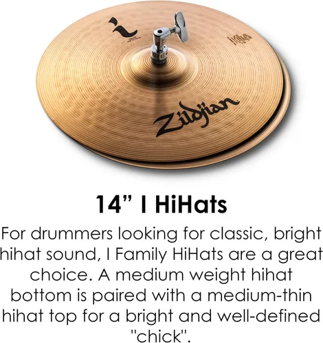 Vista 4 de Zildjian ILHSTD I Family Standard Gig - Paquete de platillos
