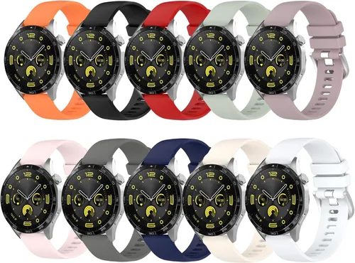 Vista 2 de Generic Paquete de 5 correas de reloj de 0.709 in compatibles con Huawei Watch GT4 41MM/Garmin Venu 3S/Forerunner 265S Correa de repuesto