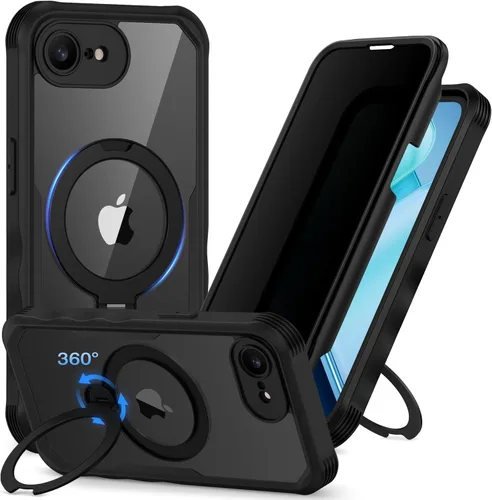 Vista 141 de CENHUFO Funda de privacidad para iPhone 11 Pro, funda de cuerpo completo con protector de pantalla de privacidad de vidrio templado 9H integrado