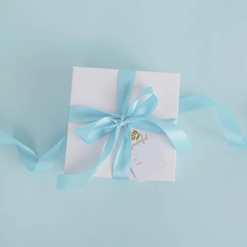 Vista 5 de HUIHUANG Cinta azul bebé de 1 pulgada x 20 yardas, cinta de satén gruesa brillante de lujo de doble cara para baby shower, manualidades y lazos