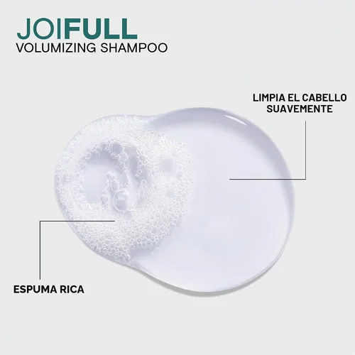 Vista 3 de Joico JoiFULL Volumizing Shampoo For Fine, Thin Hair Add Instant Body Long-Lasting Fullness For Thicker Bouncier Hair Boost Shine With