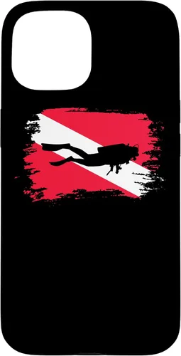 Vista 6 de Funda con bandera de buceo para iPhone 16