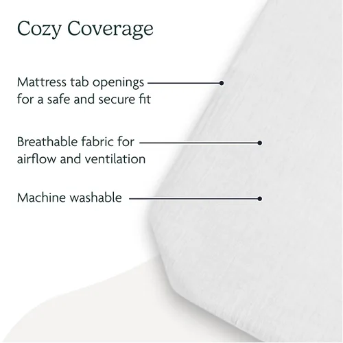 Vista 3 de UPPAbaby Funda de colchón para Remi Playard, suave y transpirable, lavable a máquina, algodón orgánico
