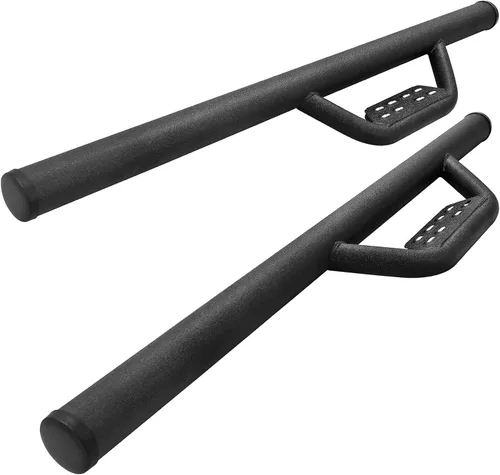 Vista 8 de Estribos compatibles con Ford F250 F350 F450 F550 Super Duty Cab Regular Cab 2 modelos de una sola puerta, escalones laterales desplegables de acero