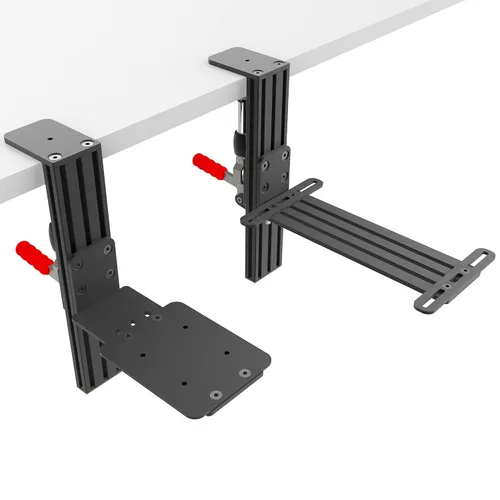 Vista 5 de Easyget 2 Pack Desk Mounts for Flight Sim Joystick Compatible With Thrustmaster Hotas Warthog, Thrustmaster MFD Cougar Pack, Winwing Orion 12