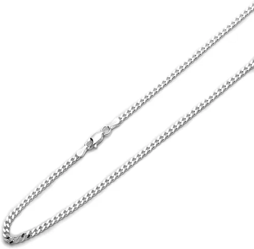 Vista 2 de NYC Sterling ITProLux - Collar de cadena 925 de 16 a 30 pulgadas unisex italiano de 0.079in de grosor