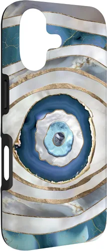 Vista 3 de Funda de adorno de amuleto de mal de ojo para iPhone 17