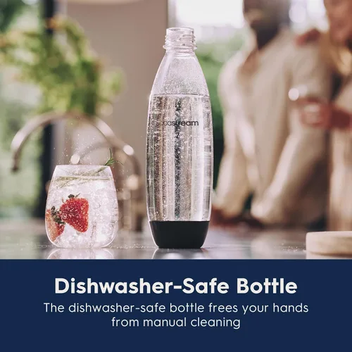 Vista 8 de SodaStream Terra - Máquina de agua con gas (rojo) con CO2, botella apta para lavavajillas y Bubly Drop