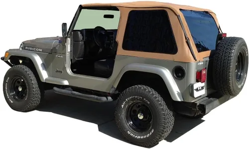 Vista 3 de Rampage Jeep 68817 Reemplazo completo Tapa blanda con marco y hardware