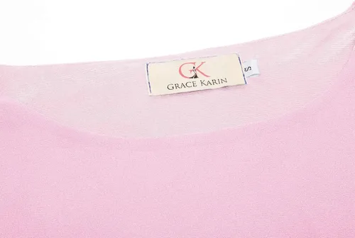 Vista 5 de Blusa casual de gasa para mujer, media manga con vuelo