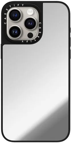Vista 10 de CASETiFY Funda de espejo para iPhone Air [Reflejante/Compatible con Magsafe / Protección contra caídas de 4.9 pies de grado militar 1X] - Negro