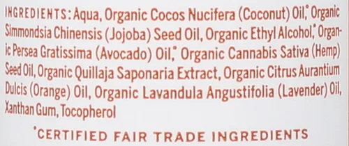 Vista 3 de Dr. Bronner's, Loción Naranja Lavanda Orgánica, 8 Fl Oz