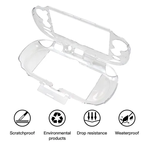 Vista 2 de Transparente PC Crystal Shell Funda protectora transparente para Sony PS Playstation Vita 1000 Nuevo
