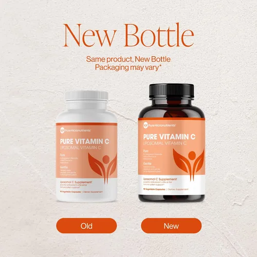 Vista 9 de Pure Micronutrients Vitamina C liposomal pura, suplemento de 1400 mg, 90 cápsulas, píldoras de ácido ascórbico VIT C de alta absorción