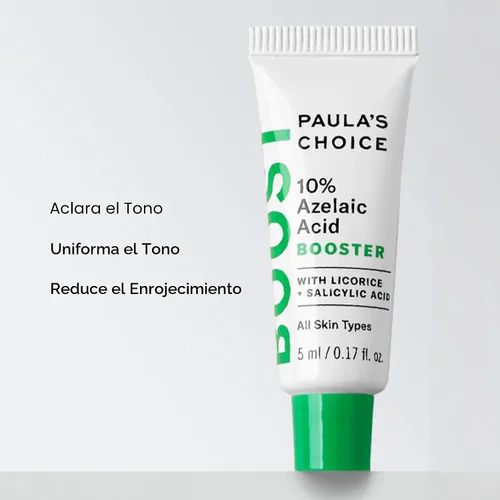Vista 5 de Paula's Choice BOOST Crema Gel Potenciadora de Ácido Azelaico al 10% Suero Facial con Ácido Salicílico, Suero Iluminador de Piel Sin Aceite