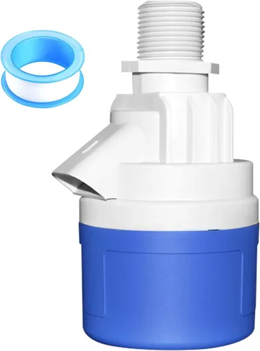 Vista 9 de Válvula de flotador de agua de 1" para tanque de agua, canales de agua, estanque, piscina, ganado 1 pulgada entrada lateral gran flujo automático