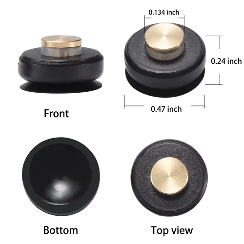 Vista 6 de 9 Pieces PUBG Mobile Controller Gaming Trigger Kits,5 Touch Screen Button Joystick Mobile Controller for phone tablet,4 Anti-Sweat Gaming Finger